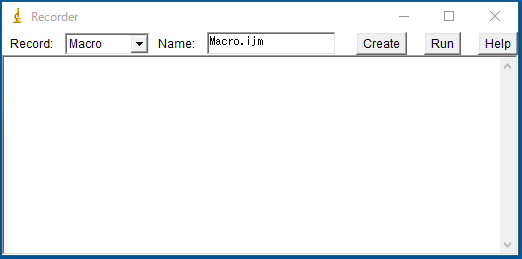 ImageJ Record