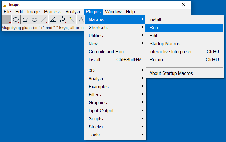 ImageJ macros