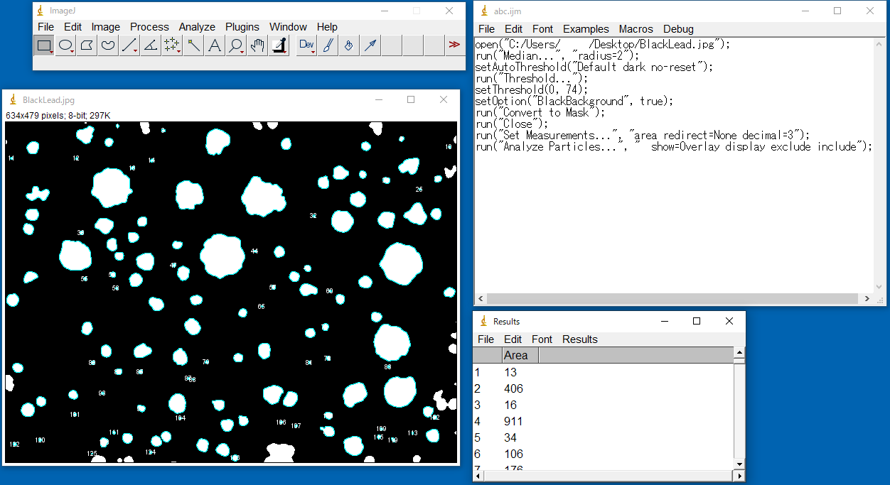 ImageJ macros